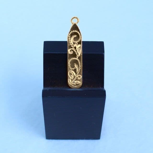 サーフボードペンダントトップ　YG